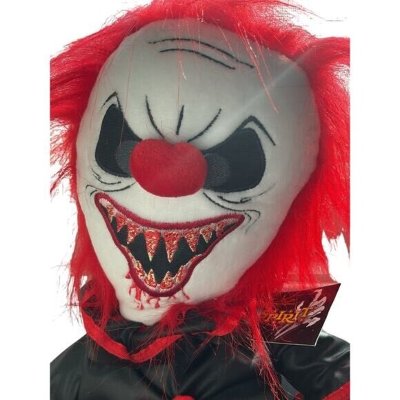 Spirit Other - Crouchy The Clown Plush Stuffed Doll Horror Spirit Halloween Prop 16"